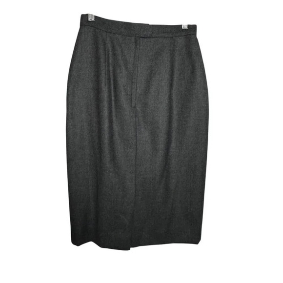 Brooks Brothers Gray Wool Pencil Skirt size 6 Vintage New without tags - Picture 3 of 8
